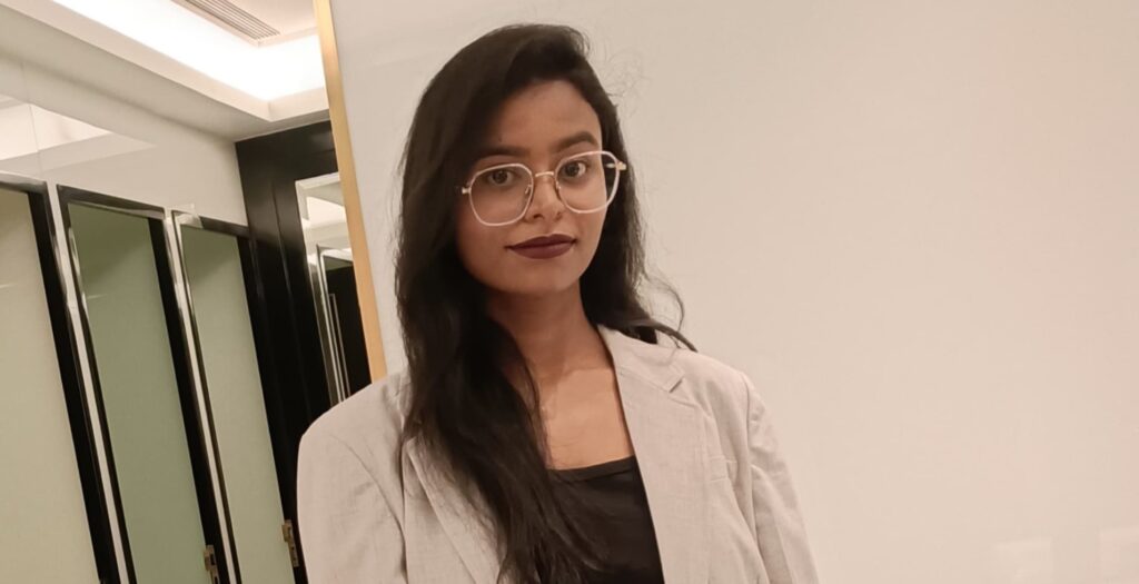 Neetu Singh as a student of Luxury Connect Business School