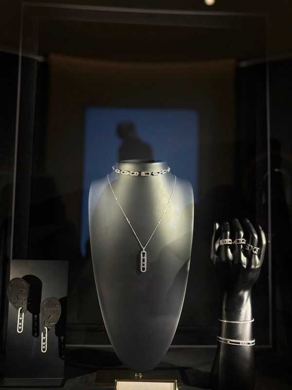 Messika jewellery display at The Chanakya